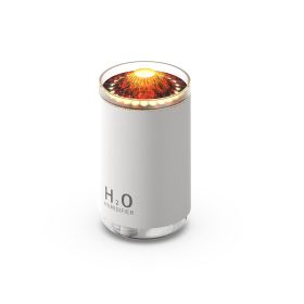 New Style Humidifier Simulation Flame Aroma Diffuser Volcano Household Desk