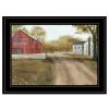 "Summer in the Country" by Billy Jacobs; Ready to Hang Framed Print; Black Frame