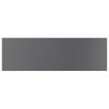 Bookshelf Boards 8 pcs High Gloss Gray 31.5"x7.9"x0.6" Engineered Wood