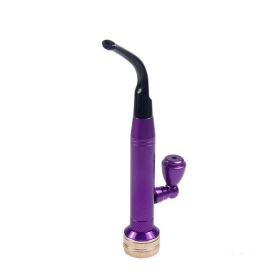 Creative Metal Tobacco Pipe Smoke Eliminator Suit (Color: Purple)