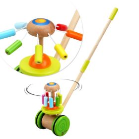 Step Assist Push Rod Puzzle Toy (Option: Flower putter)