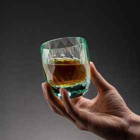 Crystal Whiskey Handmade Glass Cup (Option: Green-100ml)