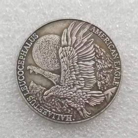 Wanderer Coin Brass Silver Plated Material (Option: Commemorative coin)