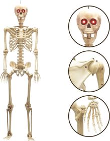 Halloween Skull Fish-skeleton Hanger 80cm Simulation (Option: 165cm Eye Luminous Version)