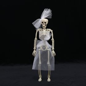 Halloween Skull Fish-skeleton Hanger 80cm Simulation (Option: 40cm Bride)