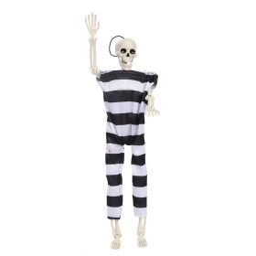 Halloween Skull Fish-skeleton Hanger 80cm Simulation (Option: 60cm Prisoner Skeleton)