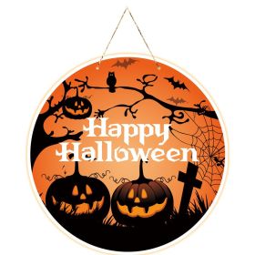 Halloween Holiday Party Decoration Supplies Layout Props (Option: Door Hanging Circular Section)