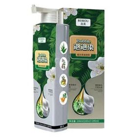 Bubble Hair Dye Herb Essence Does Not Hurt Scalp Does Not Hurt Hair (Option: Brown Black-200ml)