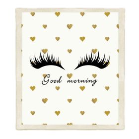 Thickened Double-layer Eye  Digital Printed Airable Cover Square Blanket (Option: 9-150 Ã— 130cm)