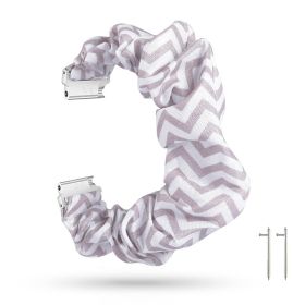 Suitable For Samsung Watch Band Printing Hair Ring (Option: 4 Style-20mm)