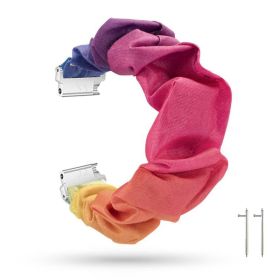 Suitable For Samsung Watch Band Printing Hair Ring (Option: 5 Style-20mm)