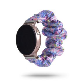 Suitable For Samsung Watch Band Printing Hair Ring (Option: 32 Style-22mm)